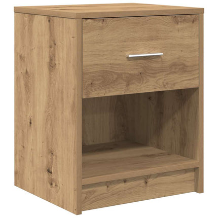 Comodino con Cassetto Rovere Artigianale 40x34x50 cm