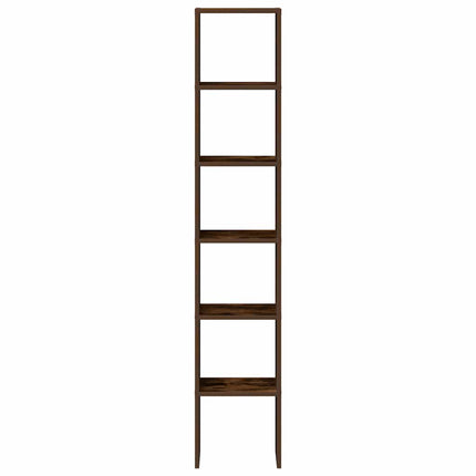Librerie 2 pz Impilabili Rovere Fumo 30x30x80 cm in Truciolato