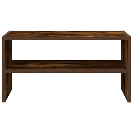 Scarpiera Impilabile Rovere Fumo 60x30x30,5 cm