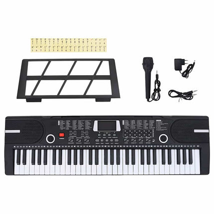 Tastiera Elettrica per Pianoforte a 61 Tasti Leggio per Bambini