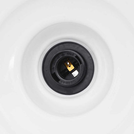Lampada Sospensione Regolabile E27 Bianco Lucido ÃƒËœ31cm Metallo