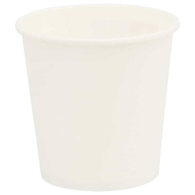 Bicchieri da CaffÃƒÂ¨ in Carta 1000 pz 4oz 100ml Bianco