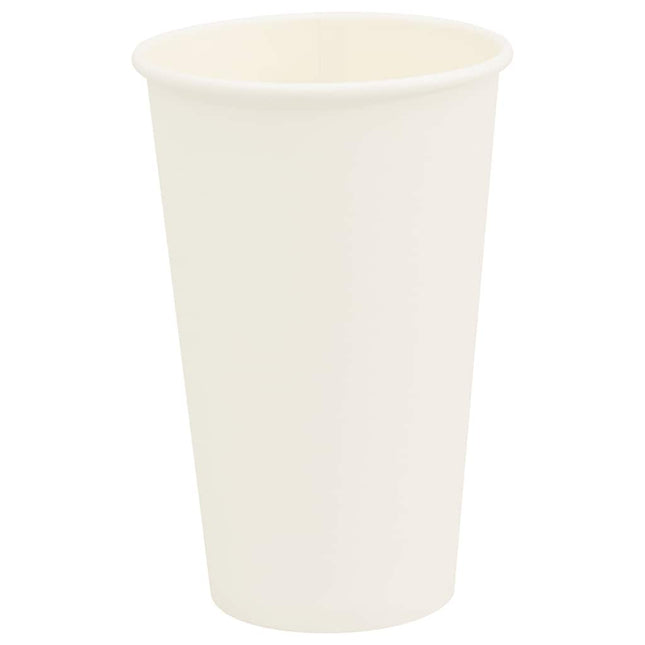 Bicchieri da CaffÃ¨ in Carta 1000 pz 16oz 400ml Bianco