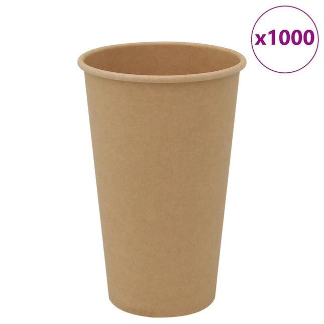 Bicchieri da CaffÃƒÂ¨ in Carta 1000 pz 16oz 400ml Marrone