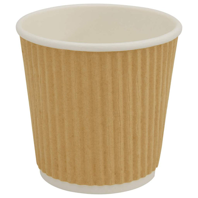 Bicchieri da CaffÃƒÂ¨ in Carta 1000 pz 4oz 100ml Marrone
