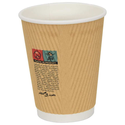 Bicchieri da CaffÃ¨ in Carta 500 pz 12oz 300ml Marrone