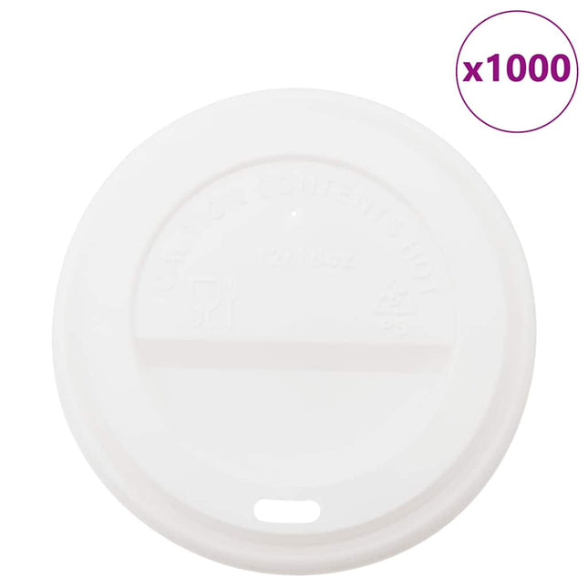 Coperchi Tazze da CaffÃƒÂ¨ Carta ÃƒËœ90 mm 12oz/16oz 1000 pz Plastica