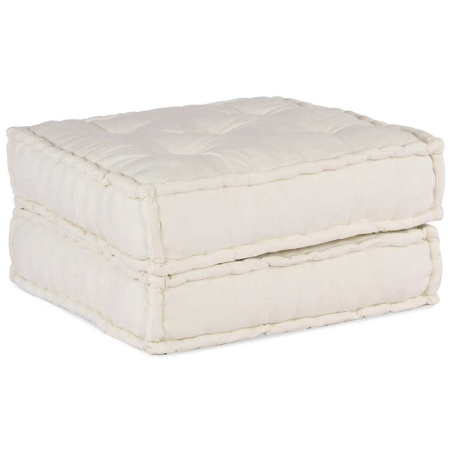 Pouf Modulare Crema 70x70x36 in Tessuto