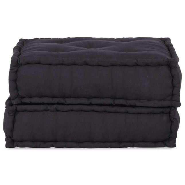 Pouf Modulare Antracite 70x70x36 in Tessuto