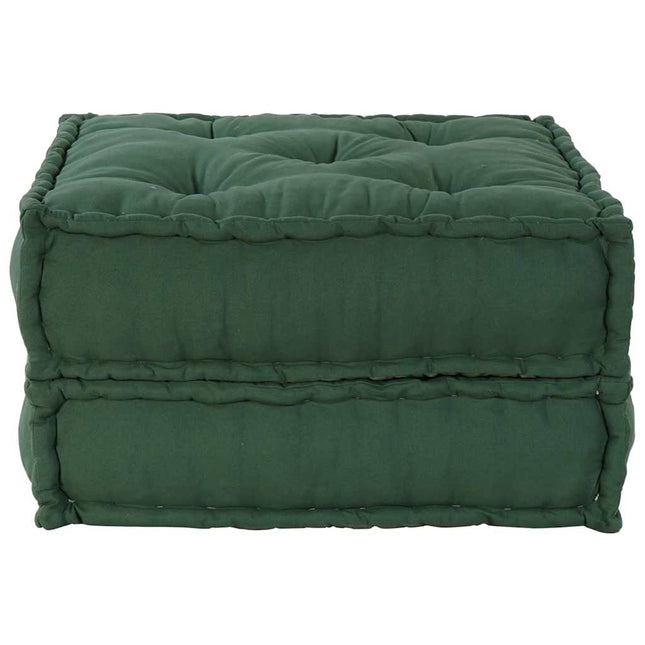 Pouf Modulare Verde 70x70x36 in Tessuto