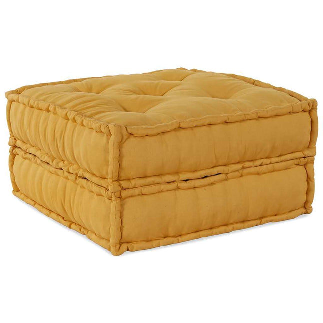 Pouf Modulare Giallo 70x70x36 in Tessuto