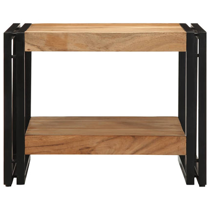 Tavolino da Salotto 50x50x38 cm Legno Massello di Acacia