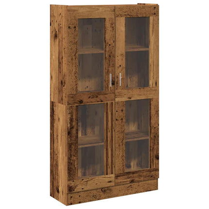 Credenza Alta Legno Antico 82,5x30,5x150 cm in Truciolato