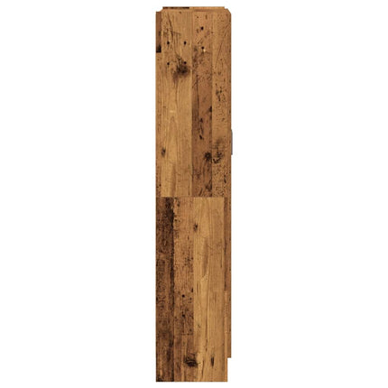 Credenza Alta Legno Antico 82,5x30,5x150 cm in Truciolato