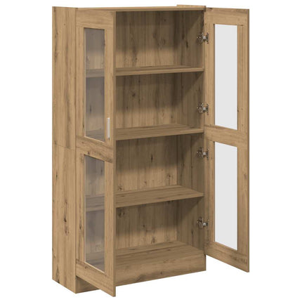Credenza Alta Rovere Artigianale 82,5x30,5x150 cm in Truciolato