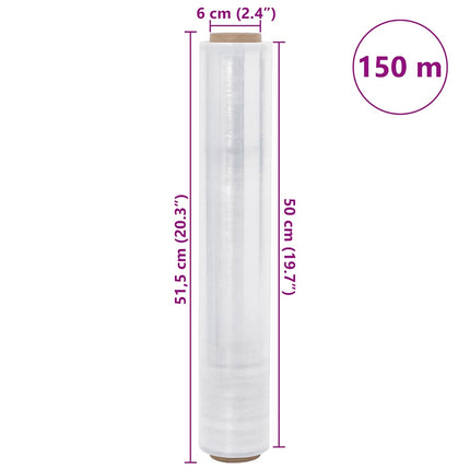 Film Estensibile 2 pz Trasparente 20 ?m 50 cm x 150 m