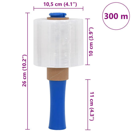 Film Estensibili 10 pz Trasparenti 23 ?m 10 cm x 300 m
