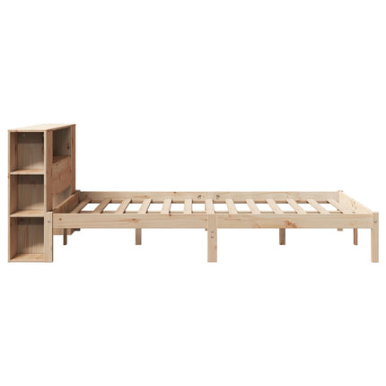 Letto Libreria senza Materasso 150x200 cm in Legno di Pino