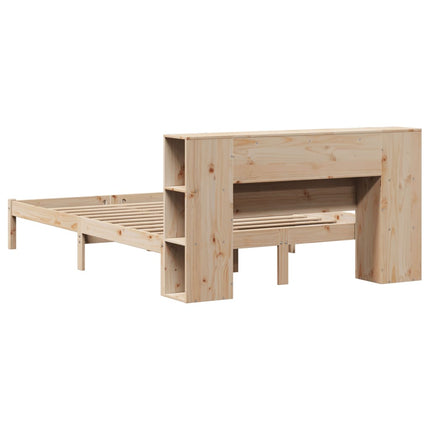 Letto Libreria senza Materasso 150x200 cm in Legno di Pino