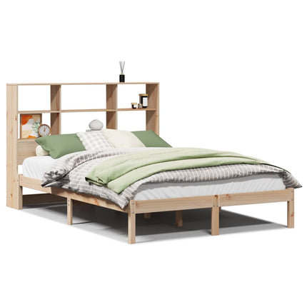 Letto Libreria senza Materasso 120x200cm Legno Massello di Pino