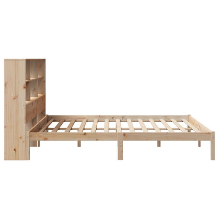 Letto Libreria senza Materasso 200x200 cm in Legno di Pino