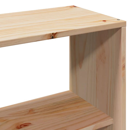Letto Libreria senza Materasso 200x200 cm in Legno di Pino