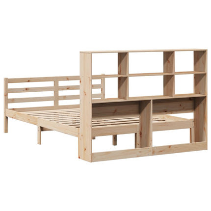 Letto Libreria senza Materasso 150x200 cm in Legno di Pino