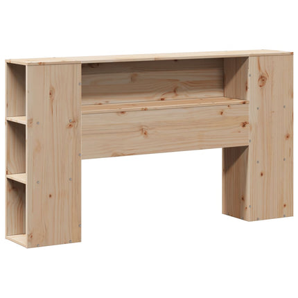 Letto Libreria senza Materasso 140x190 cm in Legno di Pino