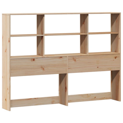 Letto Libreria senza Materasso 140x200 cm in Legno di Pino