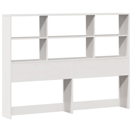 Letto Libreria senza Materasso Bianco 140x200 cm Legno di Pino