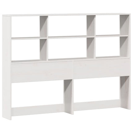Letto Libreria senza Materasso Bianco 160x200 cm Legno di Pino