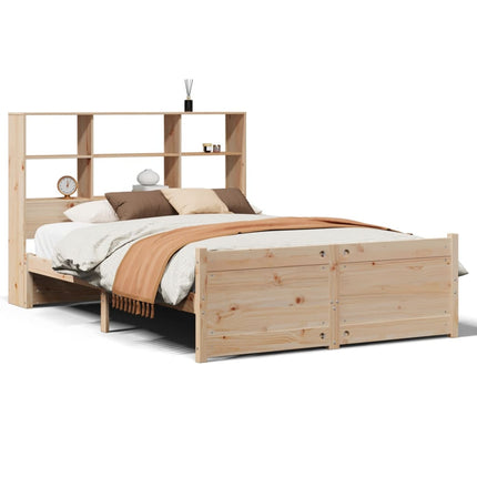 Letto Libreria senza Materasso 120x190 cm in Legno di Pino