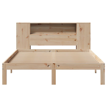 Letto Libreria senza Materasso 135x190 cm in Legno di Pino