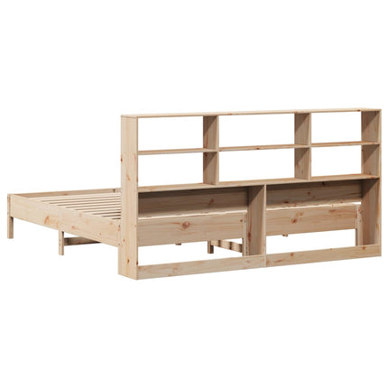Letto Libreria senza Materasso 180x200 cm in Legno di Pino