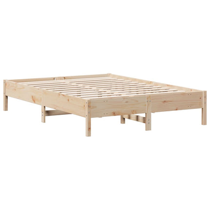 Letto Libreria senza Materasso 150x200 cm in Legno di Pino