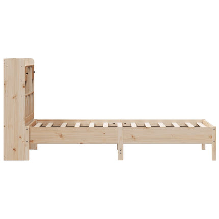 Letto Libreria senza Materasso 100x200 cm in Legno di Pino