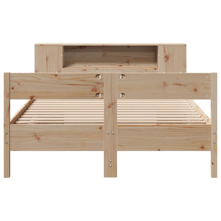 Letto Libreria senza Materasso 150x200 cm in Legno di Pino