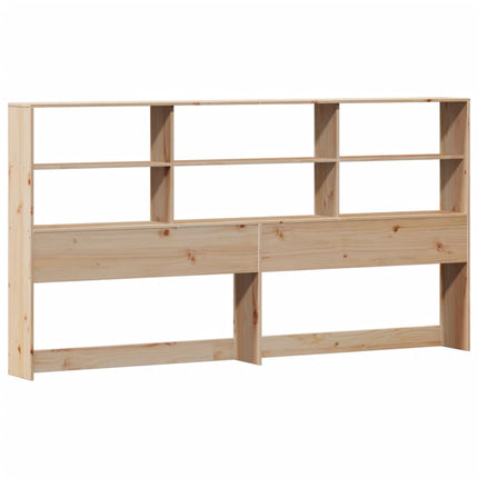 Letto Libreria senza Materasso 200x200 cm in Legno di Pino