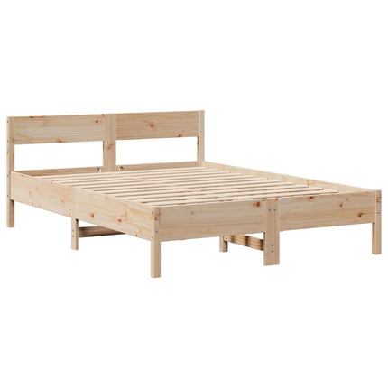 Letto Libreria senza Materasso 150x200 cm in Legno di Pino