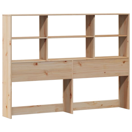 Letto Libreria senza Materasso 140x200 cm in Legno di Pino