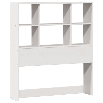Letto Libreria senza Materasso Bianco 100x200 cm Legno di Pino