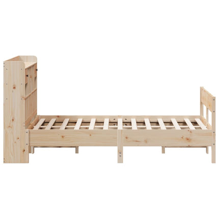 Letto Libreria senza Materasso 150x200 cm in Legno di Pino