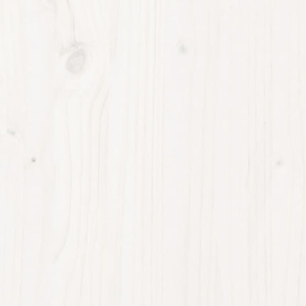 Giroletto senza Materasso Bianco 120x200 cm Legno Massello Pino