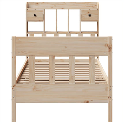 Giroletto senza Materasso 100x200 cm in Legno Massello di Pino