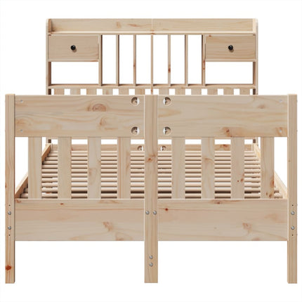 Letto senza Materasso 135x190 cm in Legno Massello di Pino