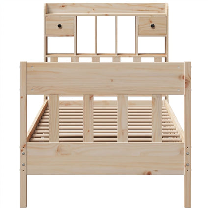 Letto senza Materasso 90x190 cm in Legno Massello di Pino