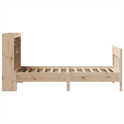 Letto senza Materasso 90x190 cm in Legno Massello di Pino