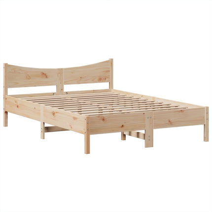 Giroletto senza Materasso 140x200 cm in Legno Massello di Pino