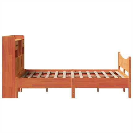 Giroletto senza Materasso Marrone Cera 120x200 cm Legno di Pino