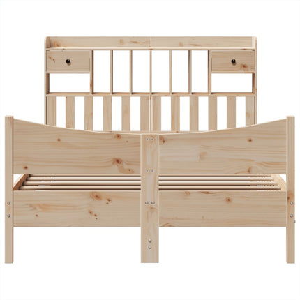 Letto senza Materasso 140x190 cm in Legno Massello di Pino